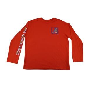 The North Face Year of the Tiger Long Sleeve XL Red Graphic Tee Mens